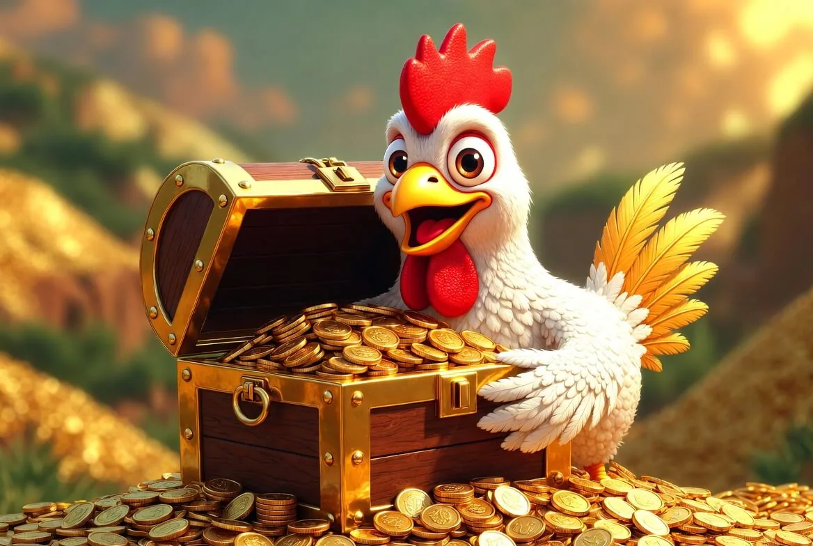 Chicken Road на экране смартфона
